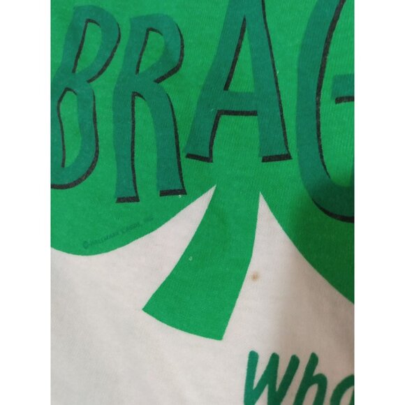 Vintage 90s Irish Pride T Shirt Erin Go Bragh Single Stitch Ireland Adult XL - Picture 5 of 6